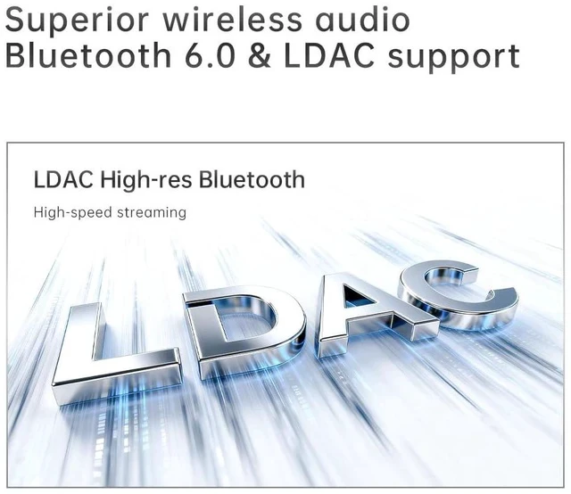Alt view image 4 of 5 - JadeAudio/ Level 1 Desktop HiFi Amplifier, 2×300W Class D Amp with Bluetooth LDAC, USB/Coax Input, Subwoofer Output, Compact Stereo Amplifier for Home Speakers (Silver(Without Adapter))