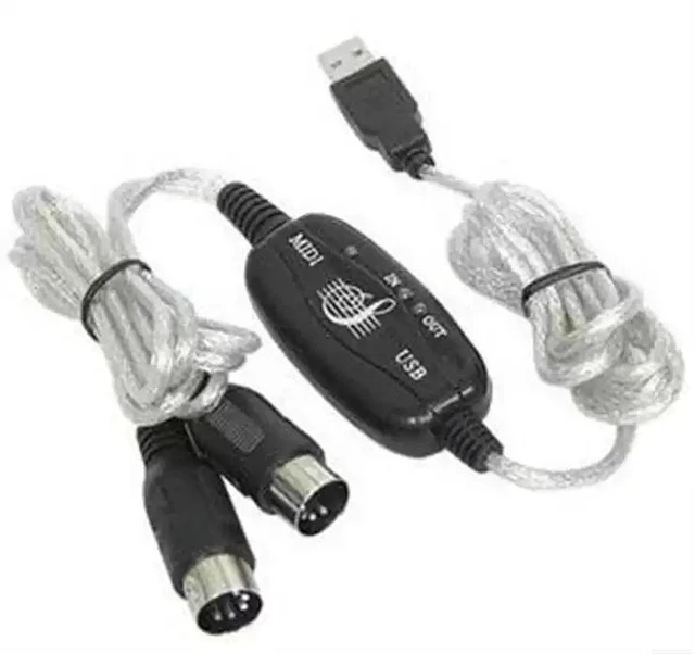 Alt view image 3 of 4 - USB to MIDI Interface Cable for Yamaha Keyboards Music Editing & Recording Line for Digital Piano / MIDI Keyboard