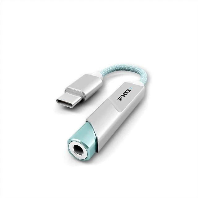 Main image of KA11 USB C to 3.5mm Audio Adapter 32bit/384KHz, USB Type C Dongle HiFi DAC Amplifier for Android/iOS/Windows/Mac (Silver, TC)