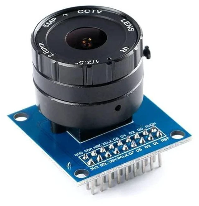 Alt view image 2 of 4 - OV7670 Camera Module 3.3V with Adjustable Macro, Universal CS Adapter, SCCB IIC Interface, RGB YUV Output for DIY Projects