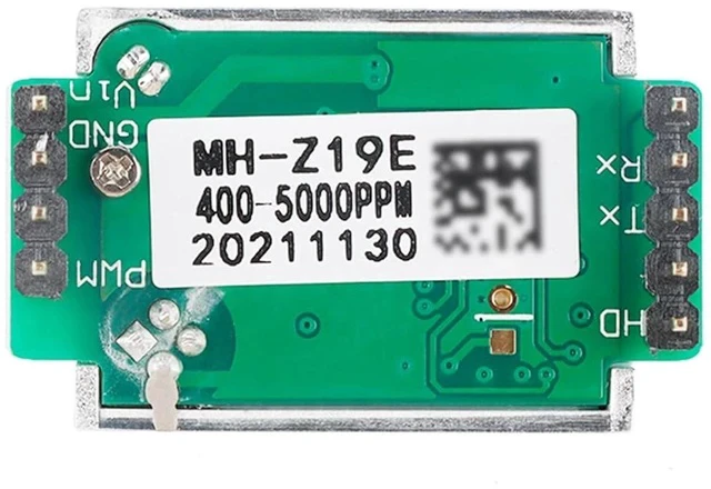 Alt view image 3 of 4 - MH-Z19E Infrared Carbon Dioxide Sensor Air Quality Monitoring CO2 Concentration Detection Sensor Module 4.55.0VDC 400-10000ppm CO2 Gas Sensor with Terminals Cable Pin Type