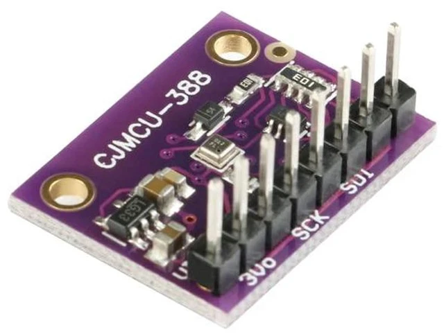 Alt view image 3 of 5 - 2Pcs BMP388 Digital Temperature Detector Module Atmospheric Air Pressure Sensor Module 24Bit CJMCU-388 Low Noise Pressure Sensor I2C SPI for DIY Smart Home