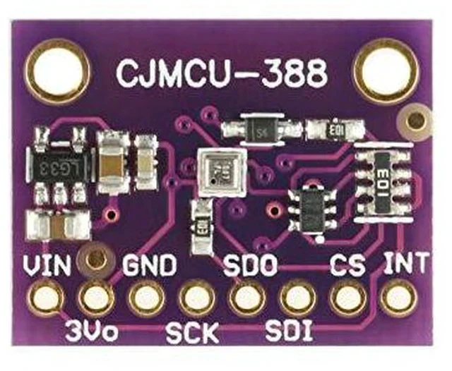 Alt view image 4 of 5 - 2Pcs BMP388 Digital Temperature Detector Module Atmospheric Air Pressure Sensor Module 24Bit CJMCU-388 Low Noise Pressure Sensor I2C SPI for DIY Smart Home