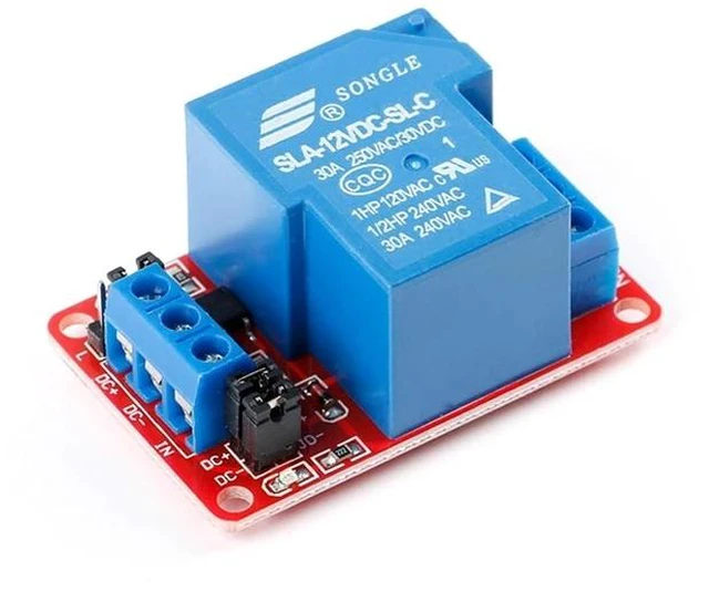 Alt view image 2 of 6 - 12V 30A Relay Module, 1 Channel, Optocoupler Isolation, High/Low Trigger for Automation Control