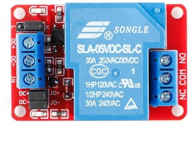 Alt view image 4 of 6 - 5V 30A Relay Module, 1 Channel, Optocoupler Isolation, High/Low Trigger for Automation Control