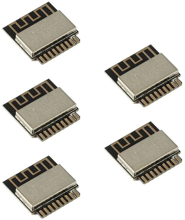 Main image of 5Pcs ESP-01M Wireless Module ESP8285 Serial Port to WiFi Module IOT ESP-01M WiFi Module Double-Sided in-line