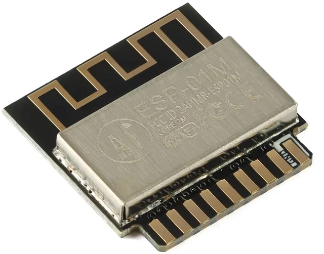Alt view image 3 of 5 - 5Pcs ESP-01M Wireless Module ESP8285 Serial Port to WiFi Module IOT ESP-01M WiFi Module Double-Sided in-line