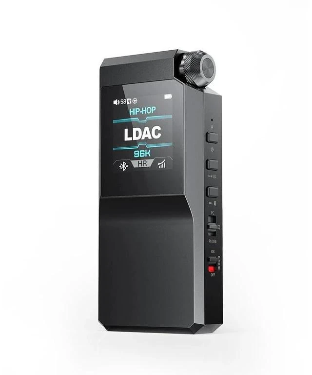 Main image of BTR17 Bluetooth 5.4 USB DAC AMP with LDAC, aptX Lossless. Dual ES9069Q, 10-Band PEQ, THX AAA 78+amps 3.5mm Unbalanced & 4.4mm Balanced (Black)
