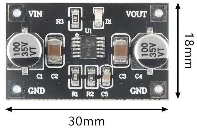 Alt view image 6 of 6 - LT3045 3.3V Linear Voltage Regulator Step-Down Module Single Power Supply Transformer Module Output 3.3V 500mA