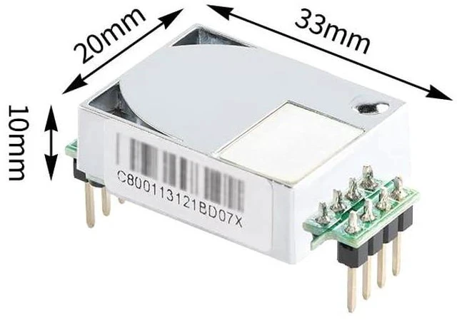 Alt view image 3 of 5 - SC8 CO2 Sensor 400-5000PPM Infrared IR Gas Concentration Detection Module Carbon Dioxide Detector