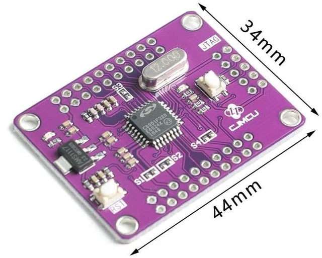 Alt view image 4 of 4 - C8051F320 Single Chip Development Board Mixed Signal ISPFLASH Microcontroller Module Board CJMCU-5132 UART 5V Single Chip Microcomputer