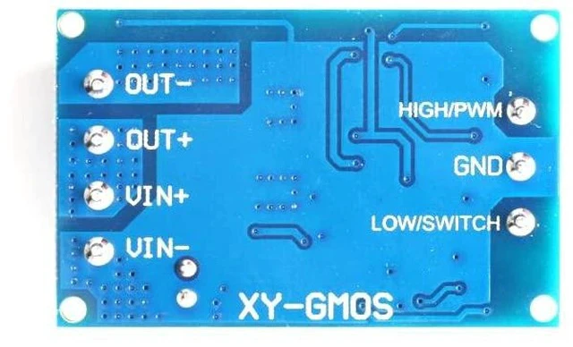 Alt view image 4 of 5 - XY-GMOS High Power MOS Tube FET Trigger Switch Driver Module PWM Conditioning Electronic Switch Control Board DC 4V-60V