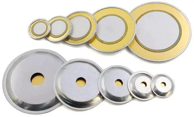 Alt view image 3 of 3 - 30pcs 35mm Copper Plate Piezoelectric Buzzer Disc for Audio Sensor, Microphone Pickup, Low Power