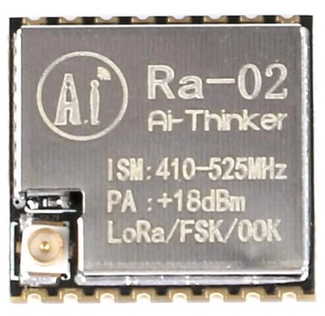 Alt view image 3 of 4 - 2Pcs SX1278 LoRa Ra-02 Wireless Module 433MHz Ra-02 Spread Spectrum Wireless Module Serial Port Adapter 3.3V UART Interface with Connector