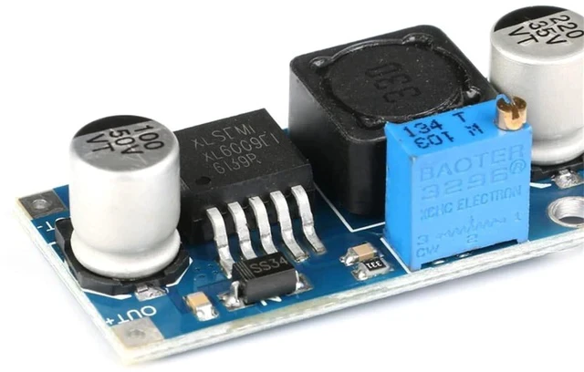 Alt view image 6 of 6 - 6 Pack DC-DC Adjustable Boost Module XL6009 Power Supply, 4A Current, 3.5V-32V Input, 6V-35V Output