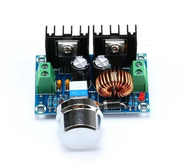 Alt view image 3 of 5 - 2pcs XH-M401 DC-DC 4-40V to 1.25-36V Step Down Buck Converter Power Supply Module XL4016E1 PWM Adjustable Step Down Board 8A 200W