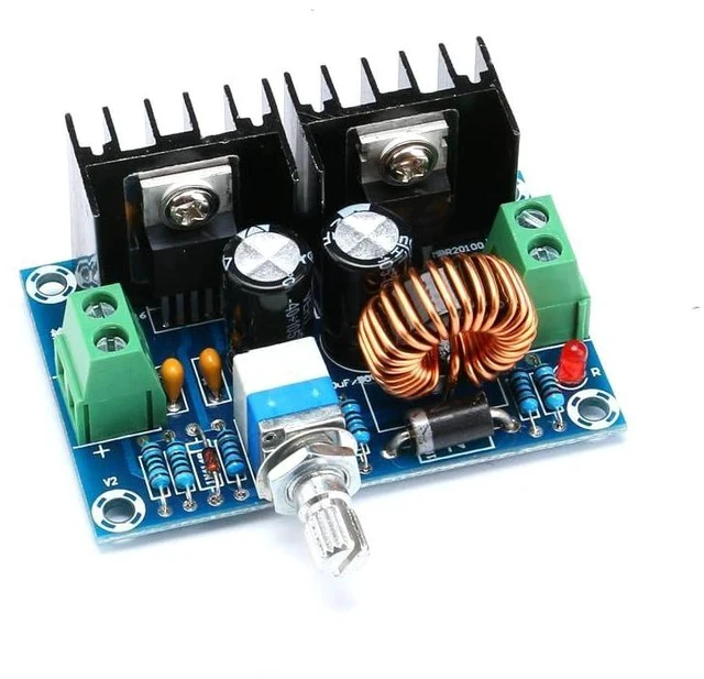Alt view image 5 of 5 - 2pcs XH-M401 DC-DC 4-40V to 1.25-36V Step Down Buck Converter Power Supply Module XL4016E1 PWM Adjustable Step Down Board 8A 200W