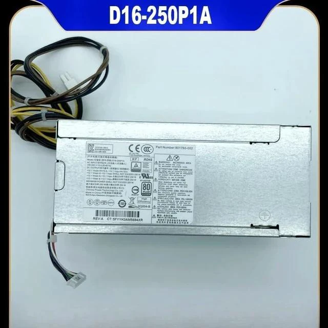 Alt view image 2 of 5 - PSU for H P ProDesk 400 600 800 G3 G4 Power Supply 250W PCH022 L08417-002 901761-002 D16-250P1A
