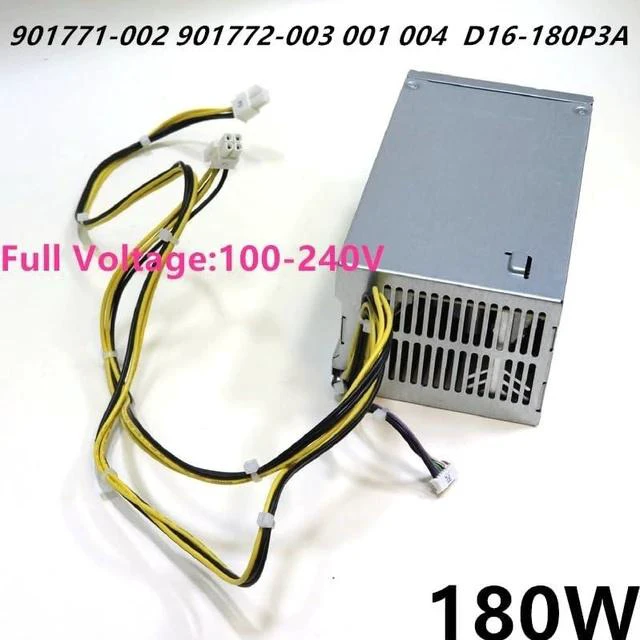 Alt view image 2 of 5 - D16-180P3A D16-180P2A PCK017 D19-180P1A PA-1181-6HK 901771-002 901772-003 Original New 180W Power Supply for H P 600 800 G3 G4 4Pin
