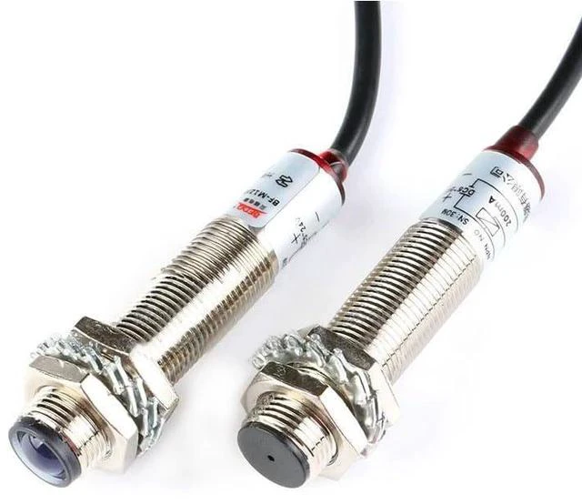 Alt view image 2 of 5 - M12 Laser Collimator Photoelectric Switch M12JG-30N1 Laser Sensor Switch Semi Waterproof DC 20 Meters Distance Normally Open B-NPN-O Red Light