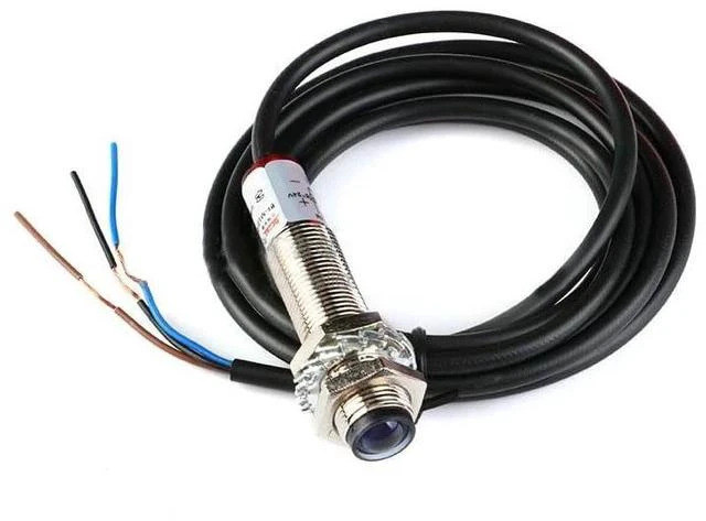Alt view image 4 of 5 - M12 Laser Collimator Photoelectric Switch M12JG-30N1 Laser Sensor Switch Semi Waterproof DC 20 Meters Distance Normally Open B-NPN-O Red Light