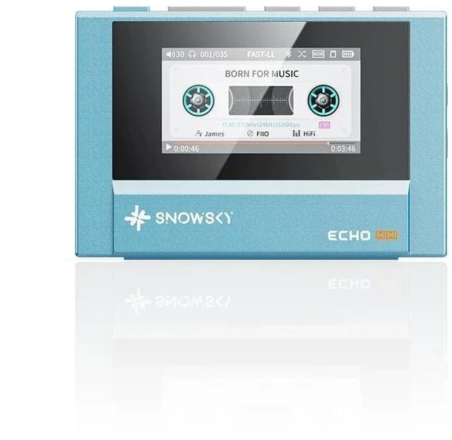 Main image of SnowSky/ Echo MINI HiFi Bluetooth MP3 Player, 15Hours Playback, Independent Volume Control with 3.5mm/4.4mm Headphones Outputs (Sky Blue)