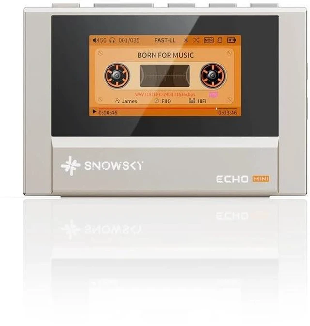 Main image of SnowSky/ Echo MINI HiFi Bluetooth MP3 Player, 15Hours Playback, Independent Volume Control with 3.5mm/4.4mm Headphones Outputs (Titanium Gold)