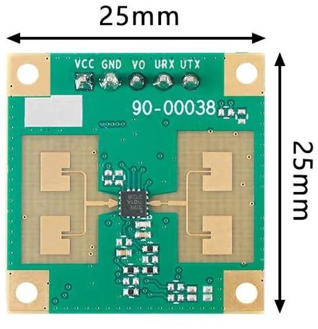 Alt view image 5 of 5 - HLK-LD1115H-24G Human Presence Radar Module 15M LD1115H Human Presence Sensor Micro-Motion Detection Mobile Induction Radar Module CW TTL Serial Communication