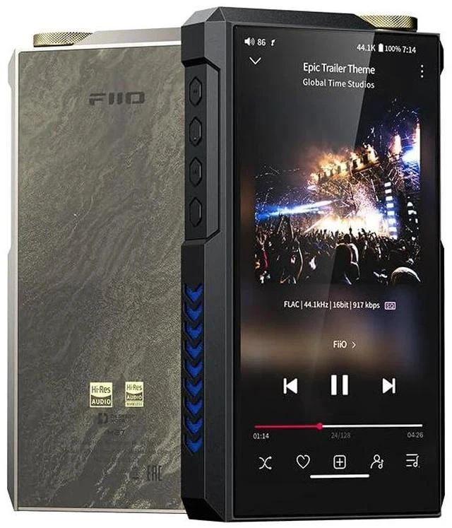Main image of M27 Android HiFi Music Player, Dual ES9039SPRO DACs, 8GB+256GB with Dual microSD, 5000mW Balanced Amp, 3.5/4.4/6.35mm Outputs, LDAC/aptX Lossless, 31-Band PEQ(Aluminum Alloy Edition)