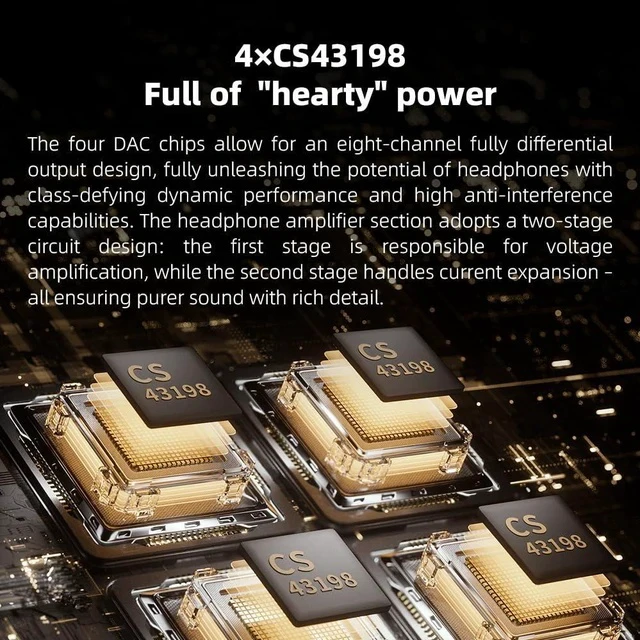 Alt view image 5 of 7 - M21 Android 13 Portable Music Player MP3 Snapdragon 680 4* CS43198 DAC Chips Hi-Res Audio DSD Bluetooth LDAC (Titanium Gold)