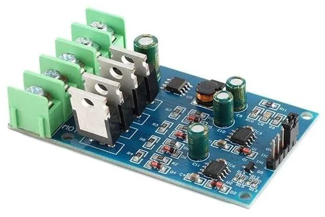 Alt view image 2 of 4 - 170W High Power H Bridge Motor Driver Module NMOS Brake Forward Reverse PWM Duty Cycle Motor Speed Controller DC 5-30V Instantaneous Braking