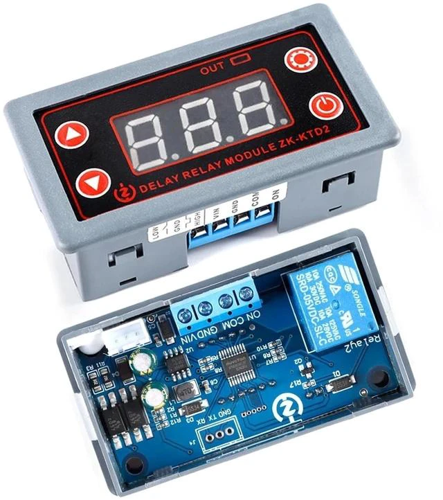 Main image of ZK-KTD2 DC 5-30V Delay Relay Module, 5A Multi-Function Timer for Industrial Automation, Compatible with 5V 12V 24V Systems