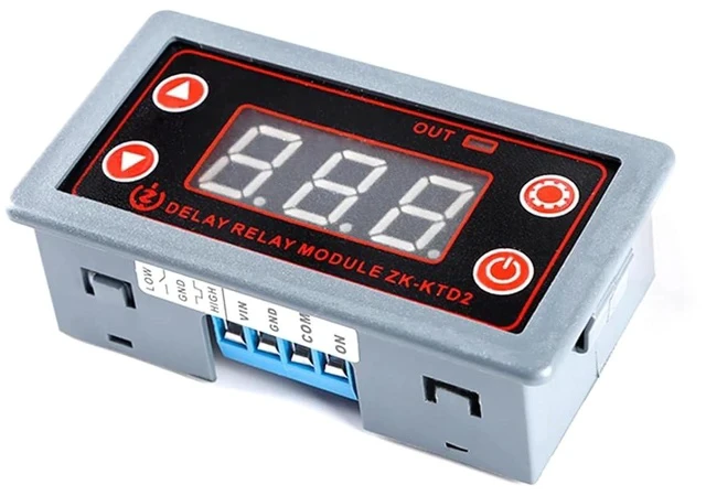 Alt view image 5 of 6 - ZK-KTD2 DC 5-30V Delay Relay Module, 5A Multi-Function Timer for Industrial Automation, Compatible with 5V 12V 24V Systems