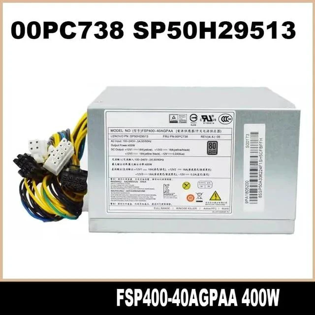 Alt view image 2 of 6 - 00PC738 FSP400-40AGPAA SP50H29513 PSU for Len OVO 400W Computer Power Supply