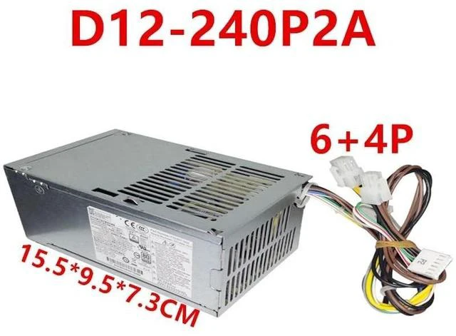 Alt view image 6 of 6 - D12-240P2A 702307-002 751884-001 Original New Power Supply for H P 400 600 800 690 G1 G2 G3 99 SFF 240W