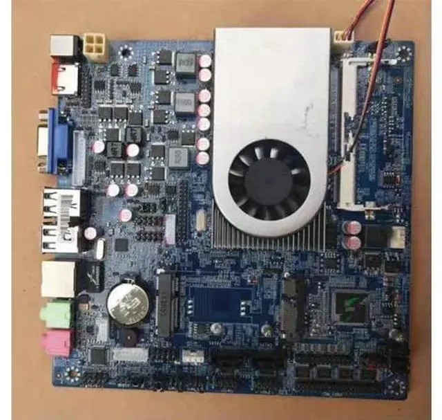 Main image of ITX-1037T-6C8U 1037TC-2C8U Ultra-thin 1037U Integrated Industrial Computer Main Board 12V Power Supply