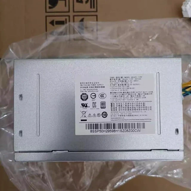 Alt view image 2 of 7 - SP50H29598 HK600-11PP 5P50V03181 PCK010 Original New PSU for LEN OVO P340 P330 P328 P310 500W Power Supply