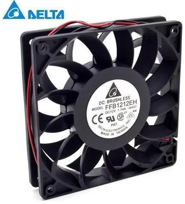 Main image of Delta FFB1212EH 12V 1.74A 12CM 12025 dual ball bearing cooling fan violence 120*120*25mm
