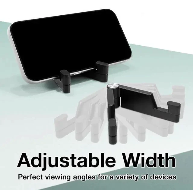 Alt view image 4 of 6 - T87 Adjustable Foldable Aluminum Tablet & Phone Stand - Silver
