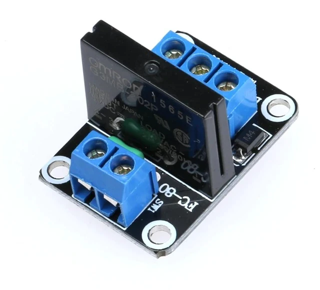 Alt view image 4 of 7 - 1 Channel 5V Low Level Trigger Solid State Relay Module with Fuse, 1 Way 250V 2A for Industrial Control Applications
