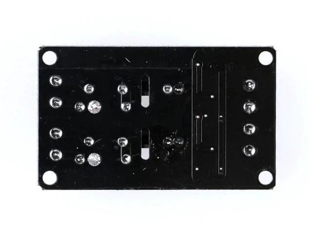 Alt view image 6 of 7 - 2 Channel 5V Low Level Trigger Solid State Relay Module with Fuse, 2 Way 250V 2A for Industrial Control Applications