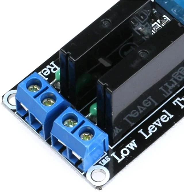 Alt view image 7 of 7 - 2 Channel 5V Low Level Trigger Solid State Relay Module with Fuse, 2 Way 250V 2A for Industrial Control Applications