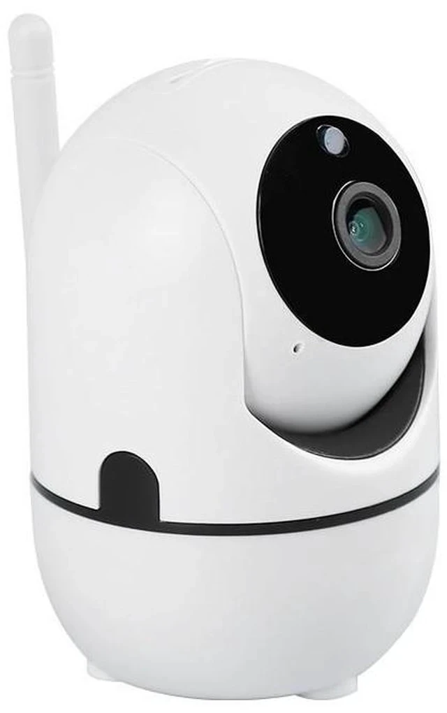 Alt view image 7 of 7 - Single-Antenna Minion-Shaped Smart WiFi Security Camera Infrared HD Night Vision, Wireless Home Surveillance, Motion Detection, Two-Way Audio - white