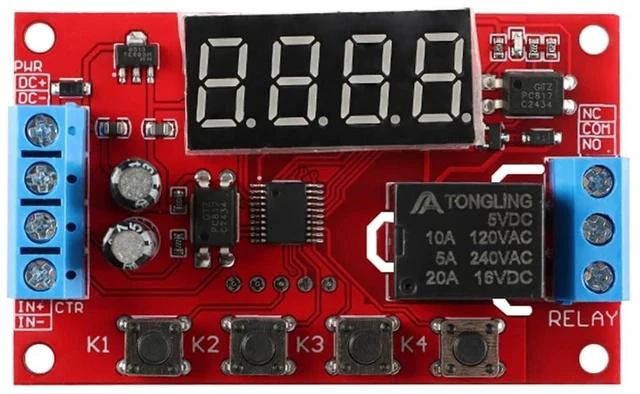 Alt view image 5 of 6 - 5V Multi-Mode Time Delay Relay Module, Adjustable Delay Timer, for Automation Home Appliances DIY Projects