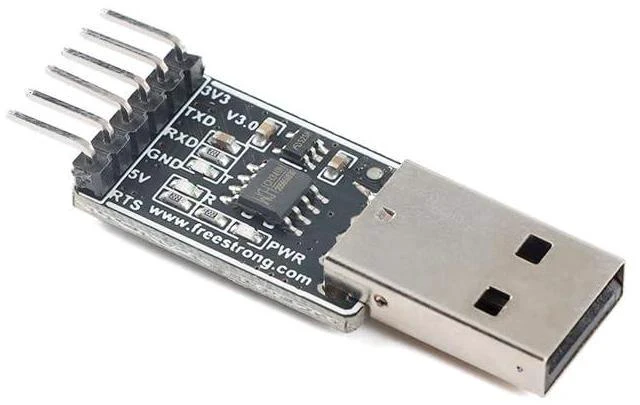 Alt view image 2 of 2 - 3PCS USB to TTL Serial Port Converter Module CH340N Chip Integration 5V to 3.3V FS-USB-UTTL