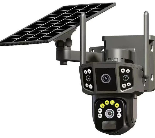 Main image of V380 Pro Solar-Powered Low-Power Security Camera 6MP WiFi HD Night Vision, Outdoor Waterproof, AI Motion Detection, Two-Way Audio