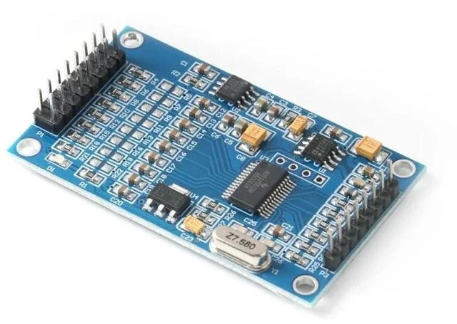 Alt view image 2 of 4 - ADS1256 24bit 8 Channel Analog Digital Converter Module ADC Analog to Digital Signal Converters high Precision Acquisition Data Module Board AD Digital Analog Module