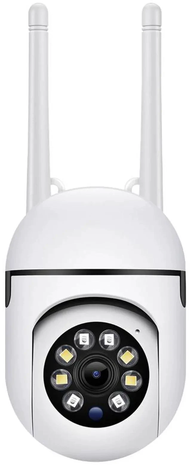 Alt view image 2 of 7 - Y2 Indoor Wireless Security Camera 1080P HD Night Vision, Dual-Antenna, Two-Way Talk, Pan/Tilt, Motion Detection, Remote Access