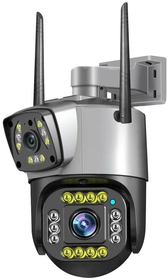 Main image of V380 Dual-Lens Security Camera 4MP WiFi PTZ, Full-Color Night Vision, AI Auto Tracking, Two-Way Audio, Indoor/Outdoor Surveillance(SD Card Not Included)