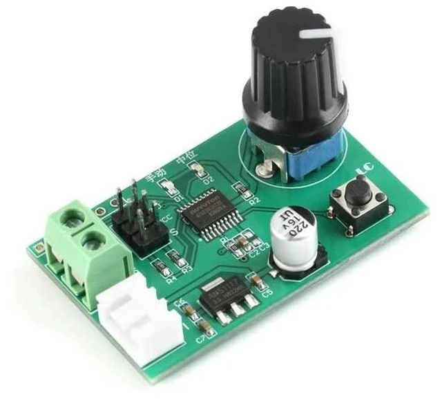 Alt view image 2 of 6 - 2Pcs PWM Two-Way Steering Gear Module PWM SG90 Signal Converters Steering Gear Commissioning Board 5-9V Serial Adapter Port Control